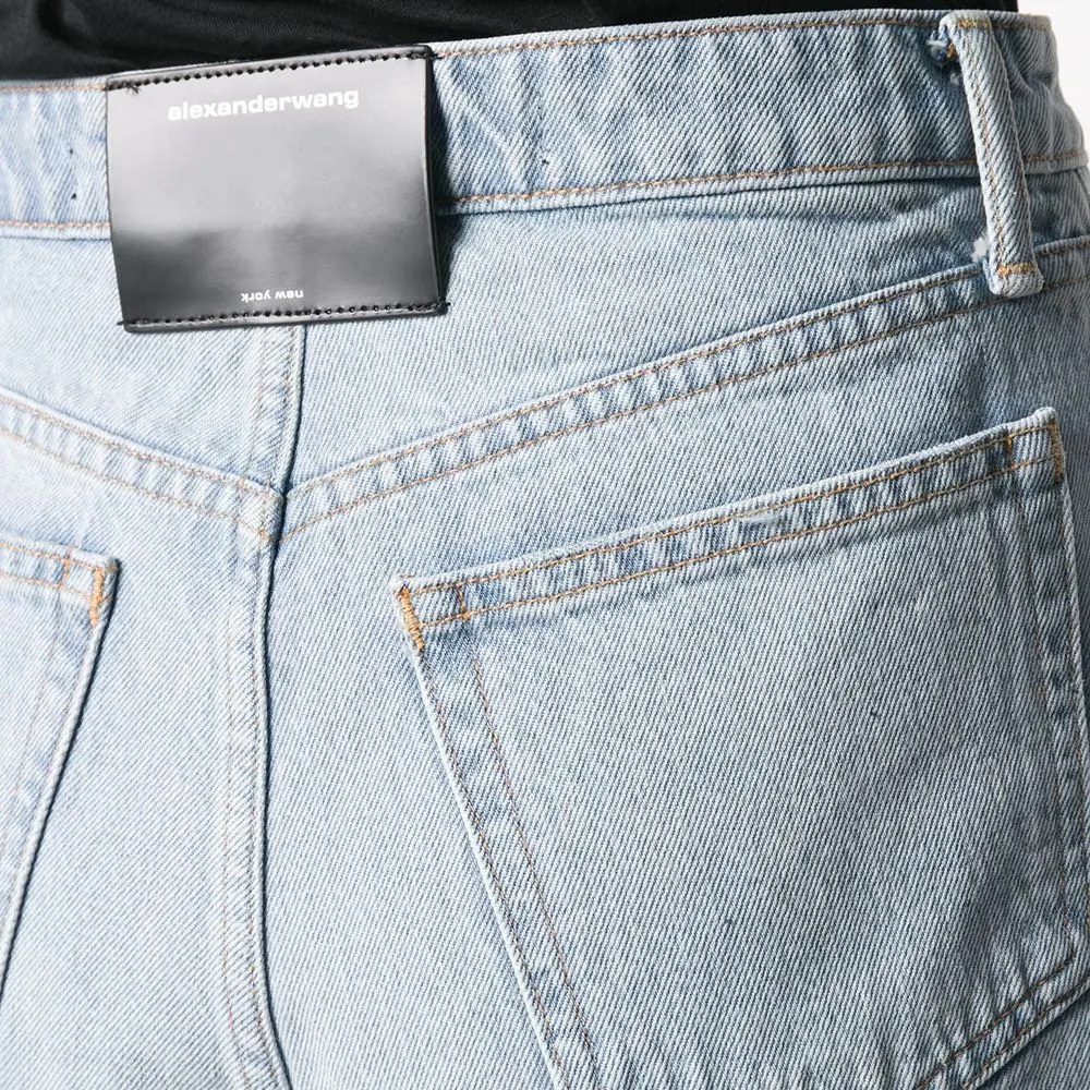 Alexander Wang bite high rise denim shorts